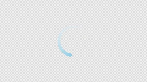 Fast rotating gradient curved segment on transparent background. Loading an.. Stock Footage 303223652