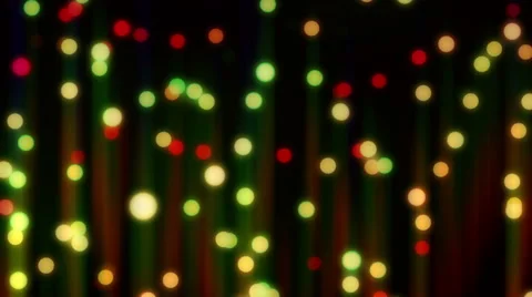 Fast Running Shiny Colored Small Bokeh Particles Stock Footage 63138559