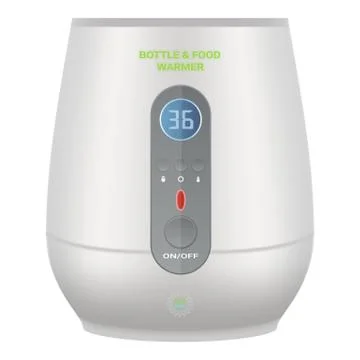 The Fast, Safe Way To Warm Expressed Milk And Baby Food, Electric Feeding Bottle Stock Illustration