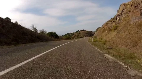 Fast Scenic Drive Stock Footage 76379522