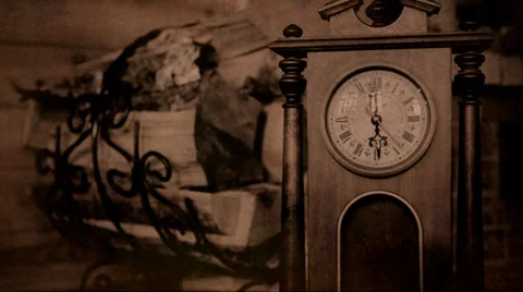 Fast scrolling shooter on the clock Stock Footage 32451813