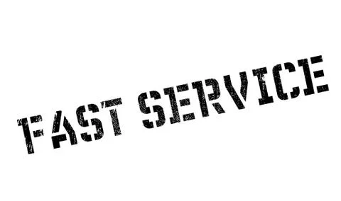 Fast Service rubber stamp Stock Illustration