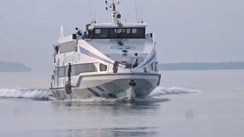 Fast Ship Arrive Video stock 209915352