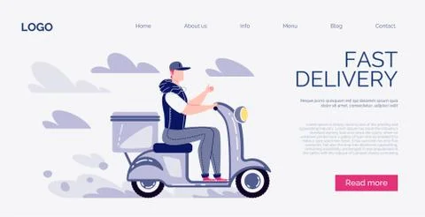 Fast shipping Illustrazione stock