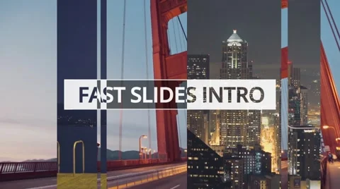 Fast Slides Intro - After Effects Template Stock After Effects