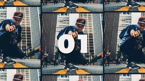 Fast Slideshow 库存 After Effects