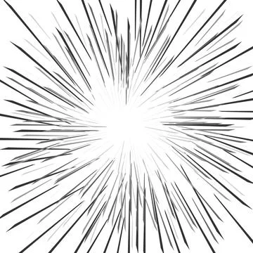 Fast speed warp. Abstract fast speed lines. Stock Illustration