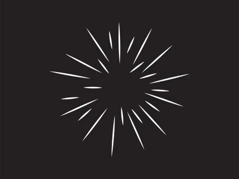 Fast speed warp vector. Zoom fade converging vector background Stock Illustration