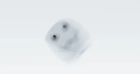 Fast spinning rolling dice for gamble or casino concept. Stock Footage 231667266