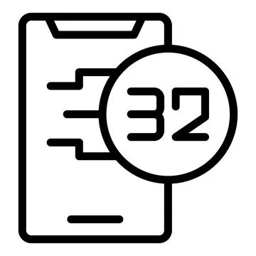 Fast ssd icon outline vector. Mobile storage 스톡 일러스트