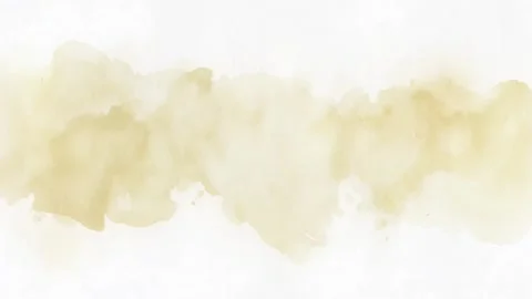 Fast Stop Motion Style Animated Subtle Yellow Watercolor Wash Background Loop Video stock 304598129