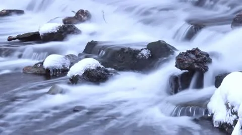 Fast stream Stock Footage