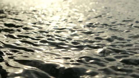 Fast stream of water in the sunlight Stock Footage 165169952