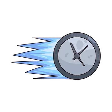 Fast time illustration Stock Illustration