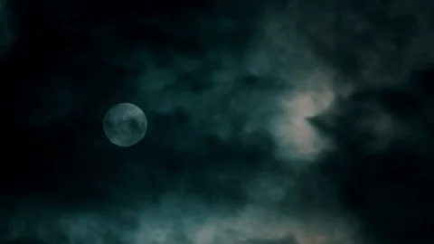 FAST Timelapse Harvest Moon - LUT HP Stock Footage 161274073