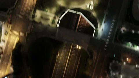 Fast Timelapse over City Stock Footage 144517947