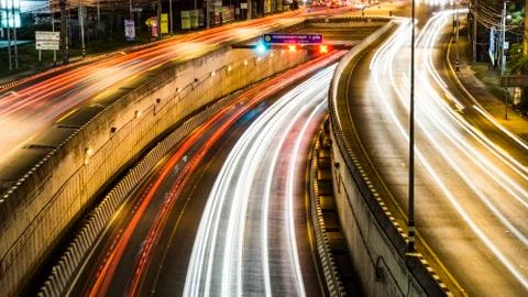 Fast traffic Stock Photos