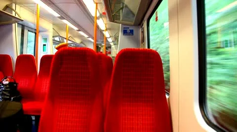 Fast Train Stock Footage 10794782