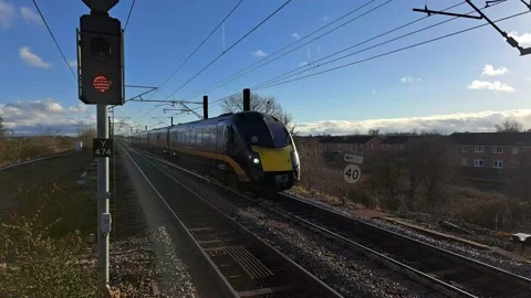 Fast train Stock Footage 233826674