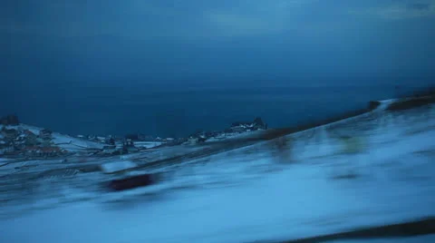 Fast train pass vineyard in winter Stock Footage 23817709