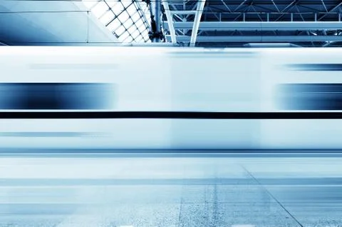 Fast trains Stock Photos
