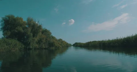 Fast Travel on River Stock-Footage 161905660