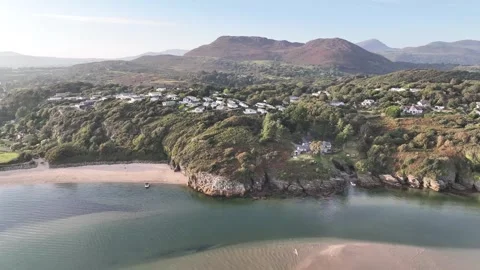 Fast Trees Pullout into Bay Stock Footage 250347472