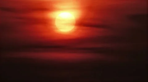 Fast tropical sunrise FullHD Video stock 24686369