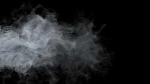 Fast Turbulent Smoke Video stock 252103490