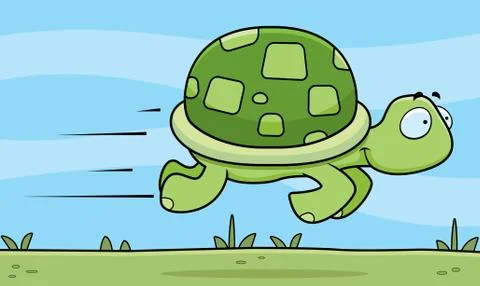 Fast Turtle Stock Illustration