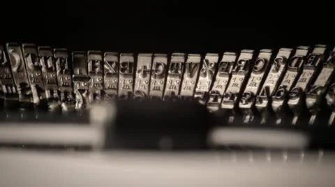 Fast typing. Dexterity in typewriting. Stock Footage 10823015