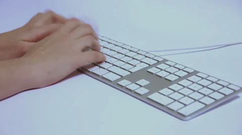 Fast Typing On Keyboard Vidéo 34743725