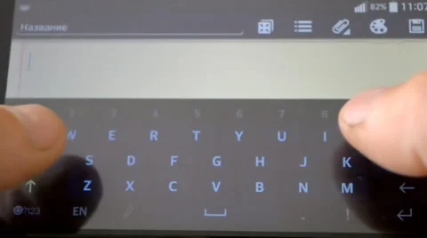 Fast typing on the smartphone Stock Footage 62908295