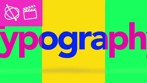 Fast Typography Colors – Apple Motion and Final Cut Pro X Template After Effects素材
