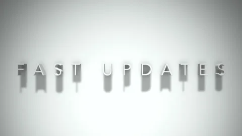 fast updates 3D title animation white te... | Stock Video | Pond5