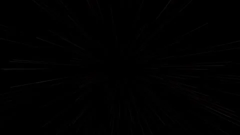 Fast Warp Speed Motion Through Stars in Deep Space Background Stock Footage 329658343