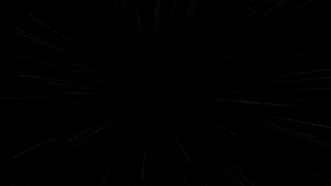 Fast Warp Speed Starfield Animation with Rainbow Light Streaks Stock Footage 330448343