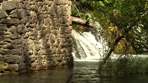 Fast waterfall Stock Footage 137764242