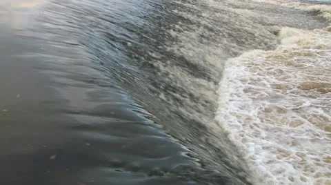 Fast Weir Stock Footage 21906396