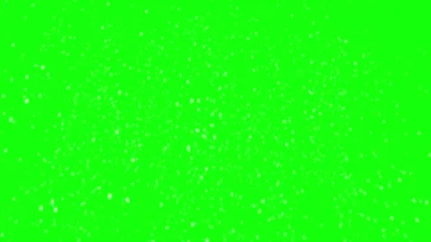 Fast white snow falls chaotically on green screen background Vídeo Stock 331767075
