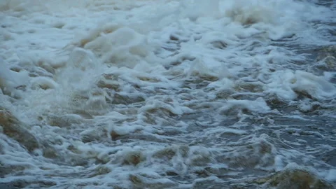 Fast white water Stock Footage 99952368