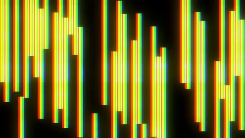 Fast Yellow glitch blocks screen background for logo animation new quality Stock Footage 103618551