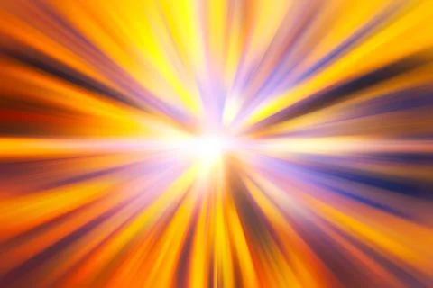 Fast zoom blur explosion glowing particles and lines. Beautiful abstract hot  Stock Illustration