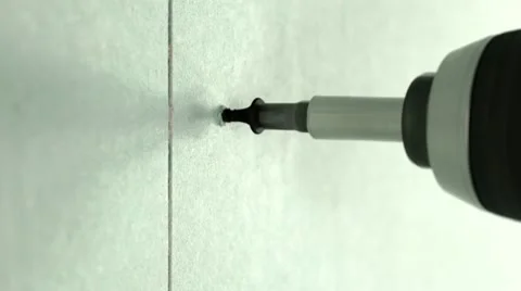 Fastening Drywall 스톡 동영상 10575853