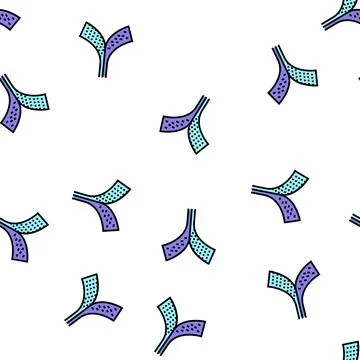 Fastening tape vector seamless pattern Stock Illustration
