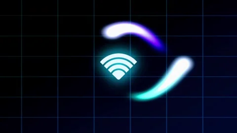 Faster internet signal animation Stock Footage 320278129