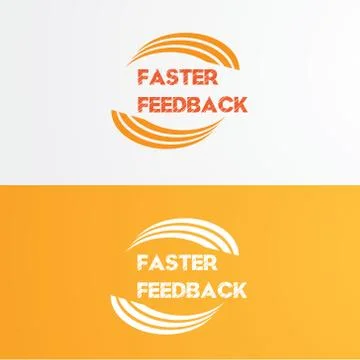 Faster logo design Stock Illustration
