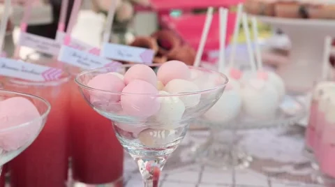 Fastive candy bar close up Stock Footage 61335987