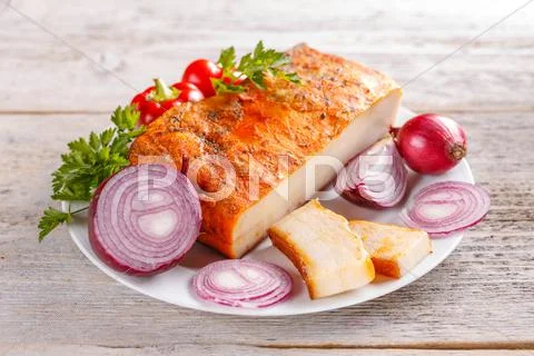 Fat bacon Stock Photos