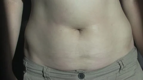 Fat belly Stock Footage 11610513